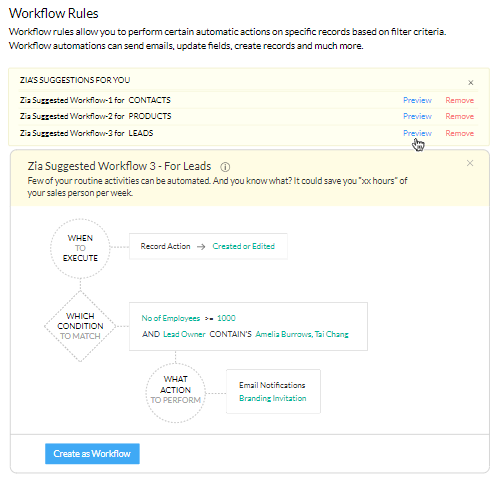 Workflow Automation | Zodopt | Zoho CRM | Zoho Premium Partners