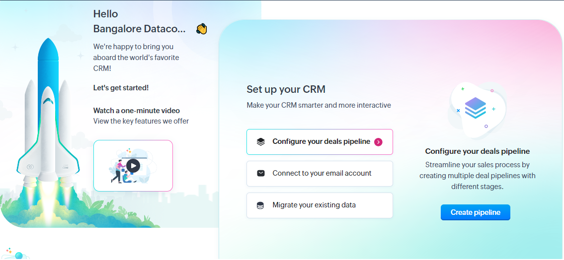 Setup and customization | Zodopt | Zoho CRM | Zoho Premium Partners