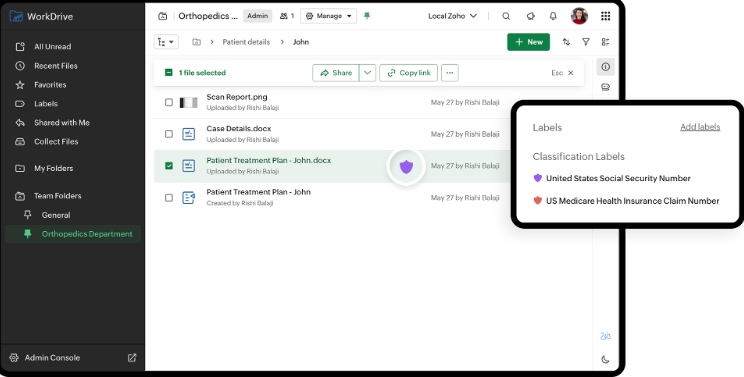 Data loss prevention | Zoho CRM | Zodopt | Zoho Premium Partners