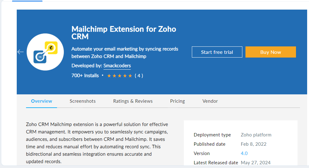 Integrate with Third-Party Tools | Zoho CRM | Zodopt | Zoho Premium Partners