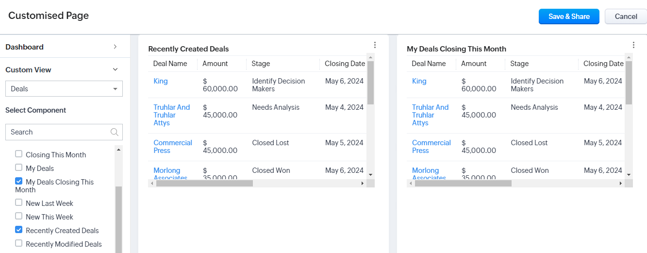 User-friendly interface | Zoho CRM | Zodopt | Zoho Premium partner