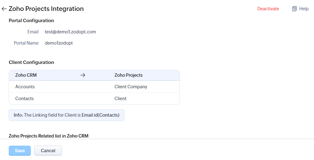 Zoho projects integration | Zoho CRM | Zodopt | Zoho Premium Partners