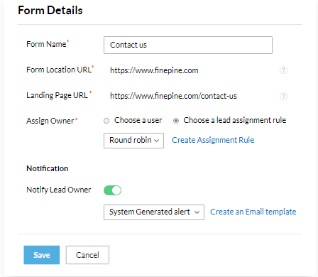 Utilising webforms in Zoho CRM | Zoho CRM | Zodopt | Zoho Premium Partners