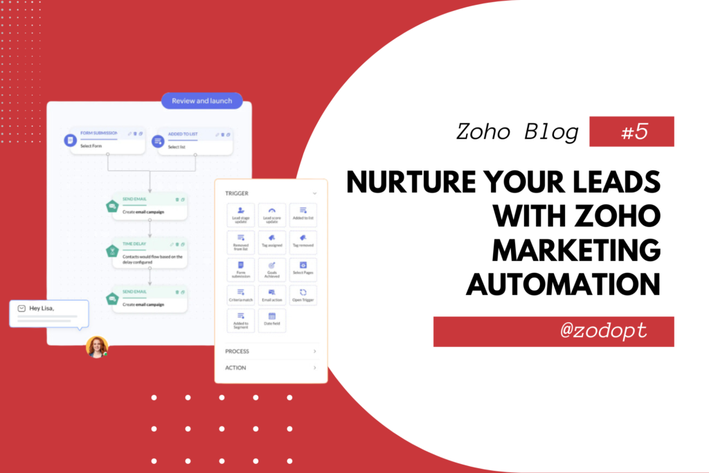 Nurture your leads with Zoho Marketing Automation