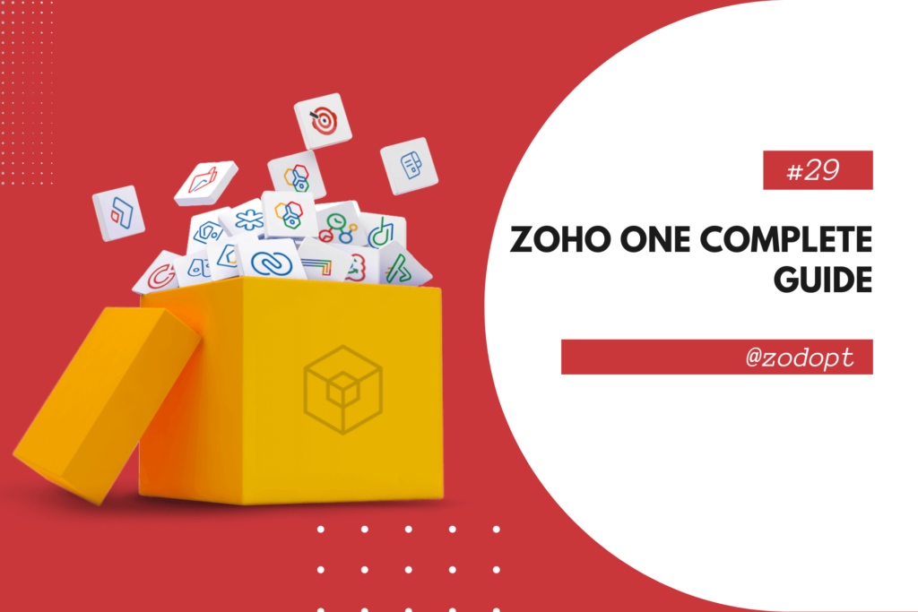 Zoho one complete guide | Zodopt | Zoho one | Zoho premium partners