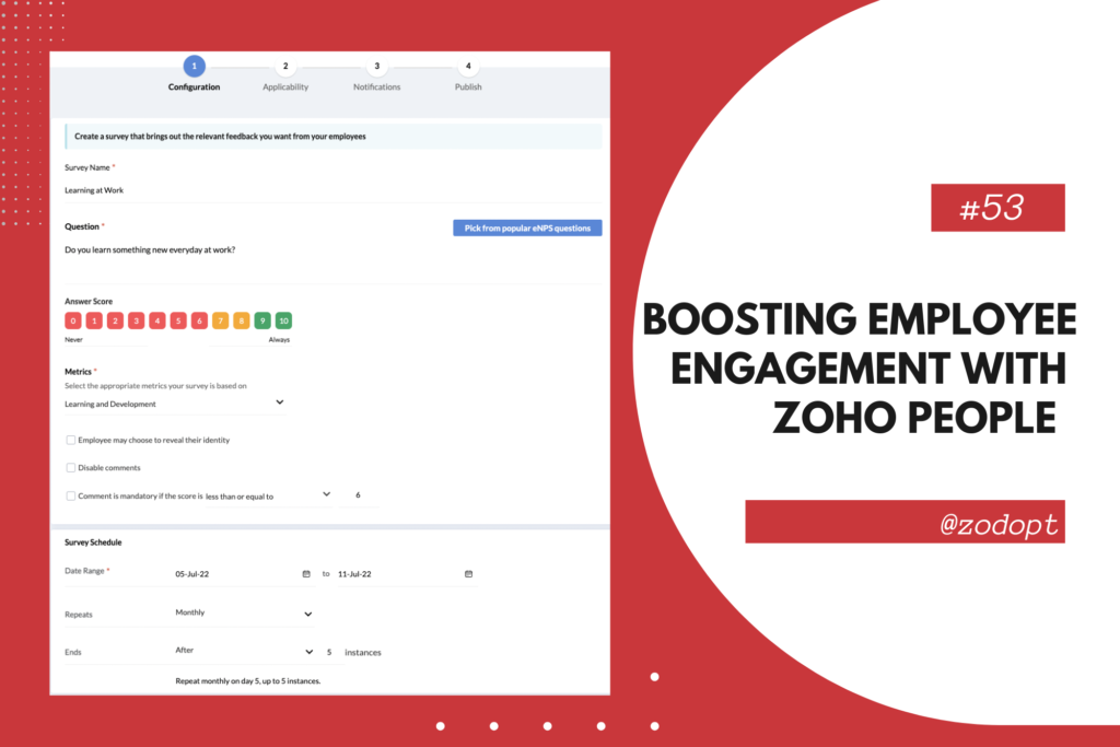 Boosting Employee Engagement with Zoho People | Zodopt | Zoho People | Zoho Premium Partner