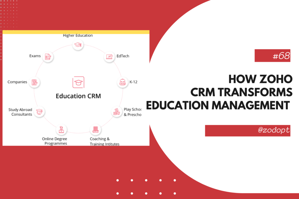 How Zoho CRM Transforms Education Management